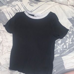 Black shirt, large